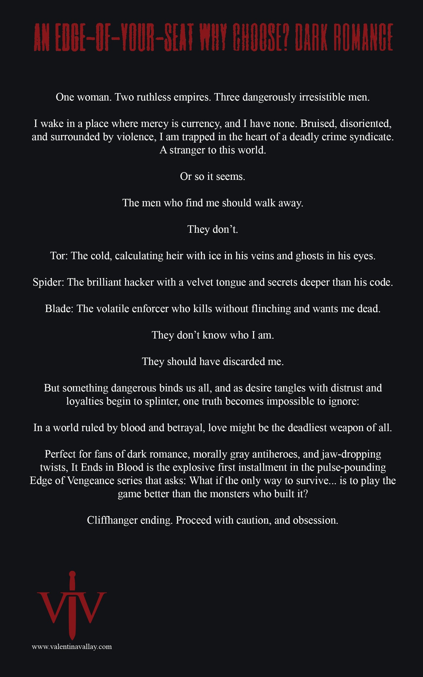 It Ends in Blood Paperback