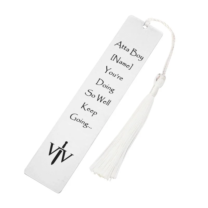 Like a Lady Engraved Bookmark