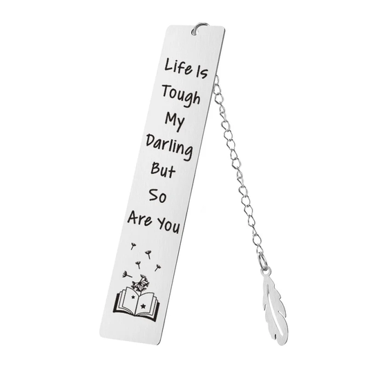 Sit Down Engraved Bookmark