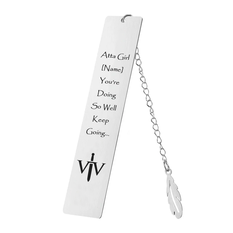 On to the Next Chapter Engraved Bookmark